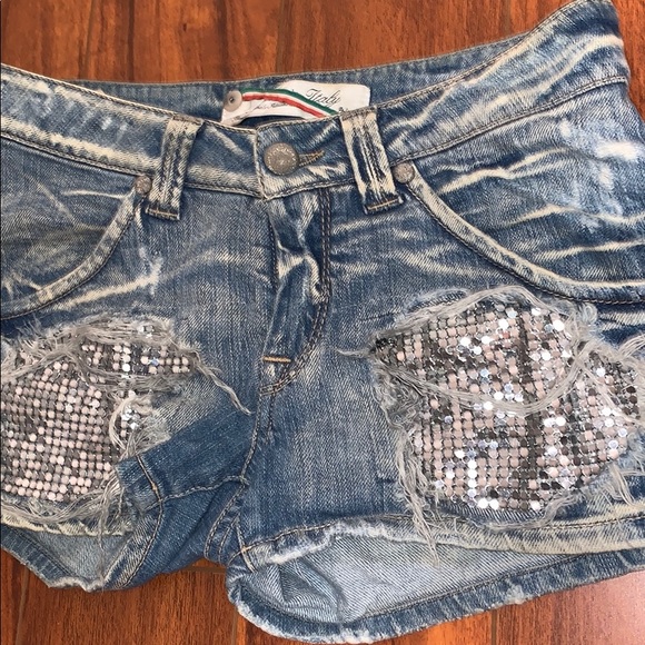 MET DENIM SHORTS SIZE 26 - Picture 2 of 6